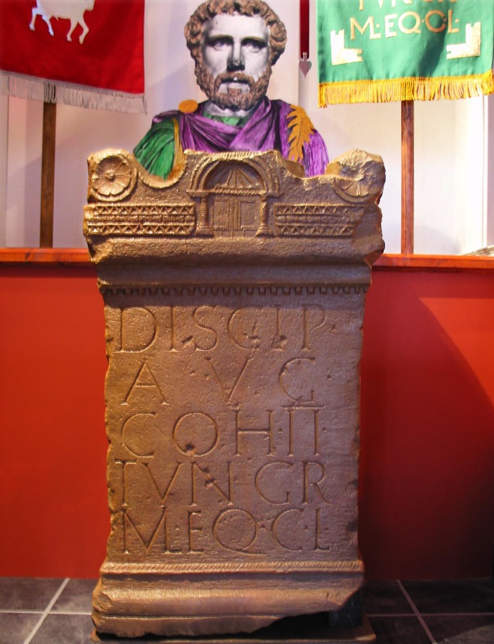 Roman altar dedicated to Emperor DISCIPLINA