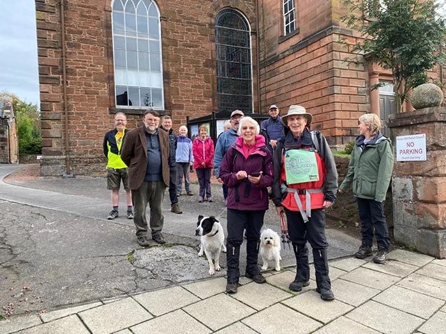 Walkers on The Kentigern Way