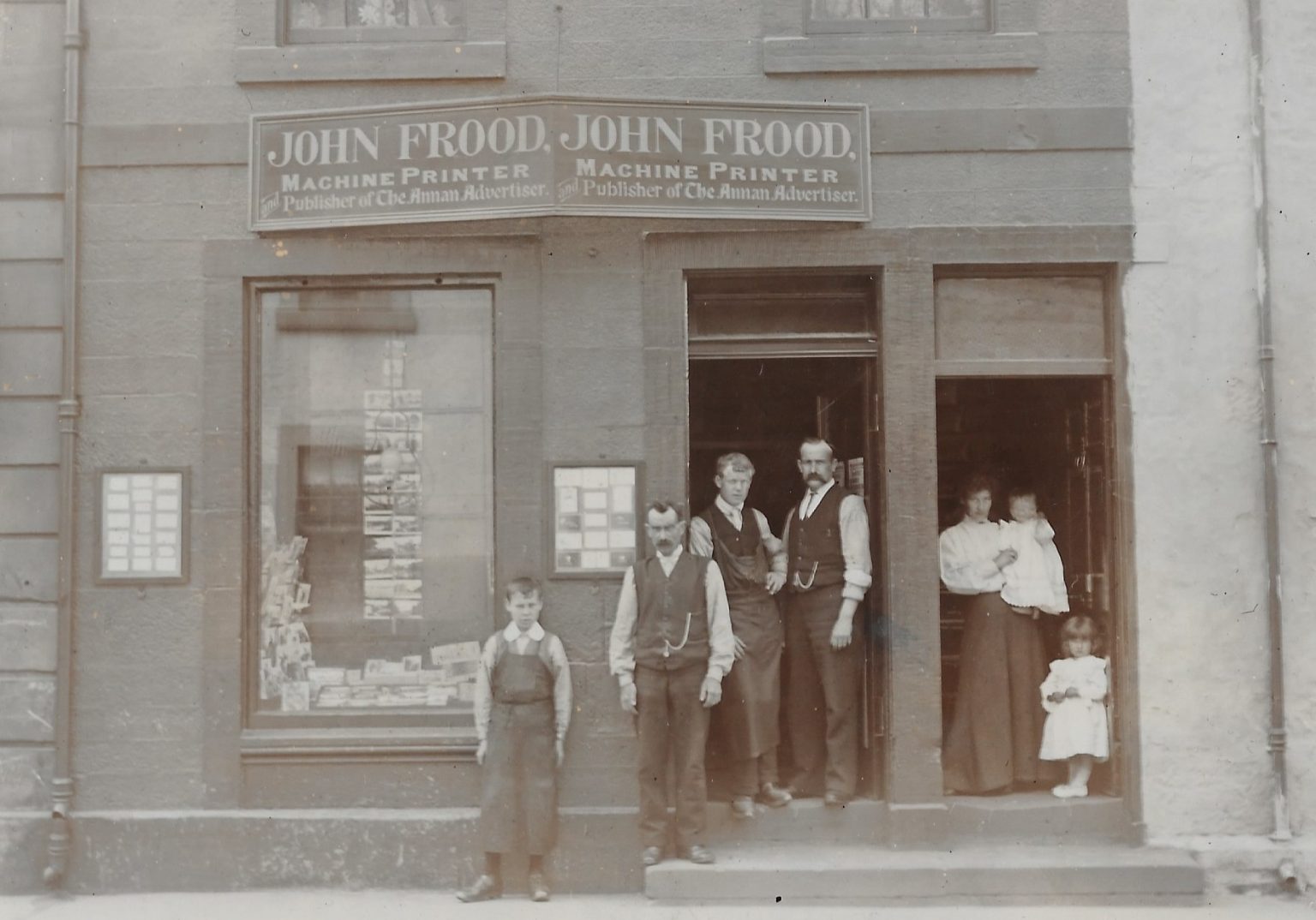 Annan The History Town - John Frood Shop on the High Street